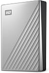 WD 2TB Mon passeport Ultra pour Mac Silver, Disque dur portable, Externe HDD, comprend un logiciel de sauvegarde avec défense contre les ransomwares, et une protection par mot de passe, USB-C et USB 3.1 compatible - WDBPMV0040BSL-WESN