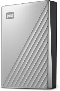 WD 2TB My Passport Ultra for Mac Silver, Portable Hard Drive, External HDD, includes backup software with defense against ransomware, and password protection, USB-C and USB 3.1 compatible - WDBPMV0040BSL-WESN