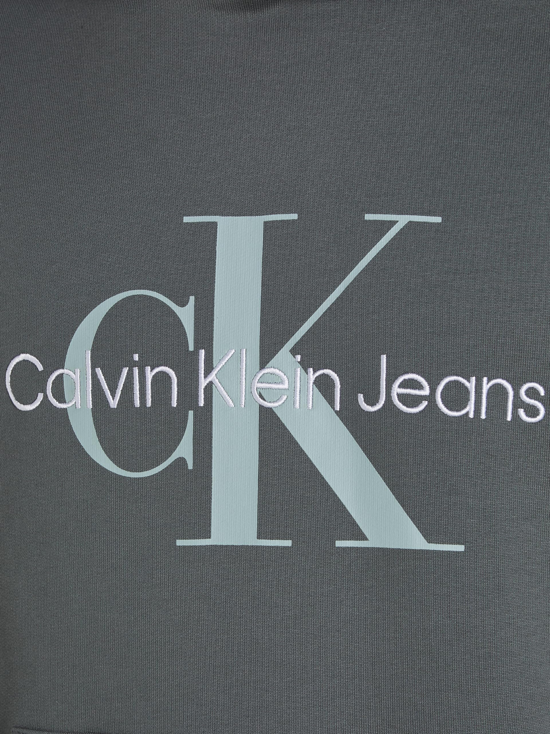 Calvin Klein Bluzy męskie, Szary (Endless Grey), 6XL duże rozmiary