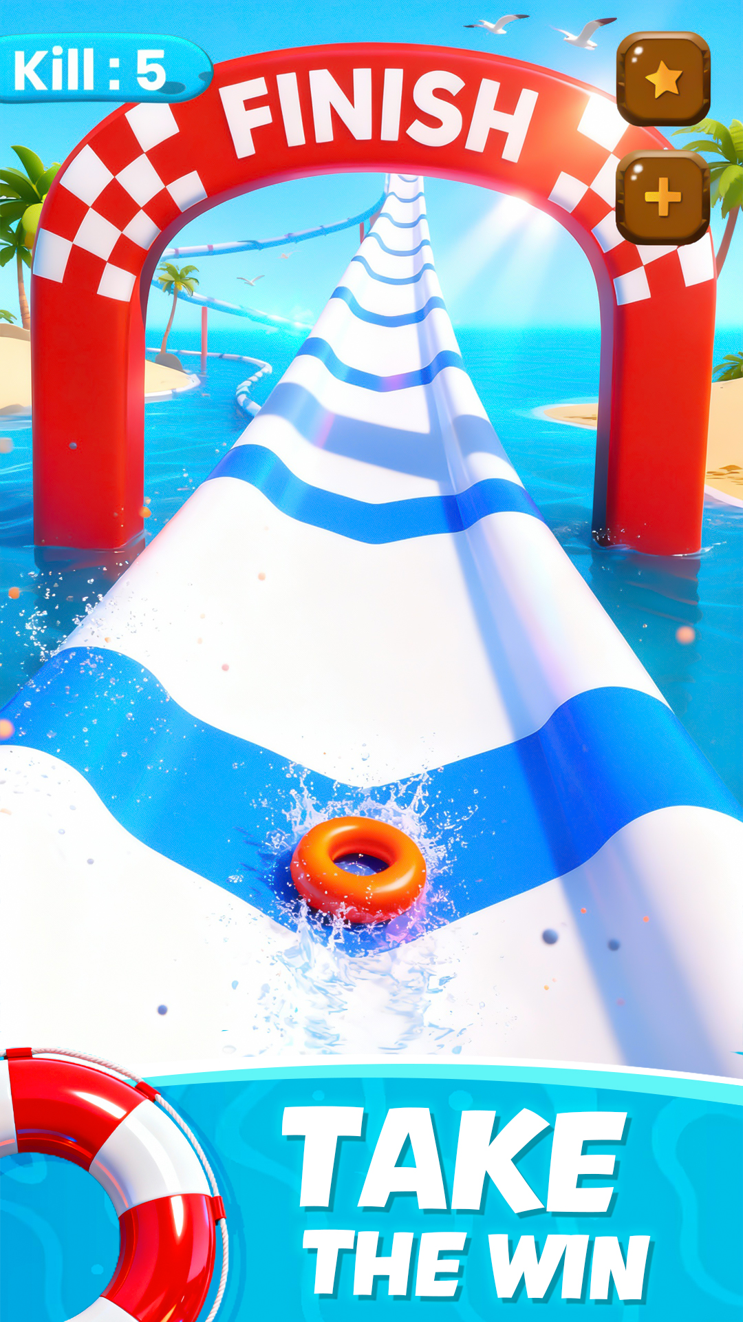 Aquapark IO Water Slide Rush Race Waterpark IO Games App