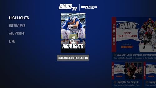 Giants TV | New York Giants