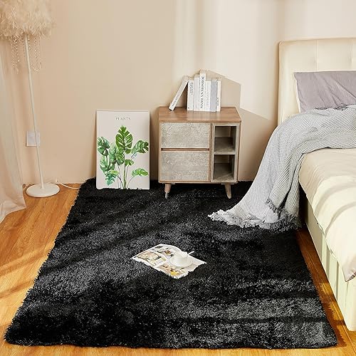 Miniatura 9 de Alfombra de área de 6 x 9 pies para sala de estar, dormitorio, alfombra de área grande y esponjosa para cuarto de bebé, decoración del hogar,
