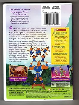（k）new　my　thang DVD Disney The Emperor's Groove Kronk's DVD Blu Ray 2 Disc
