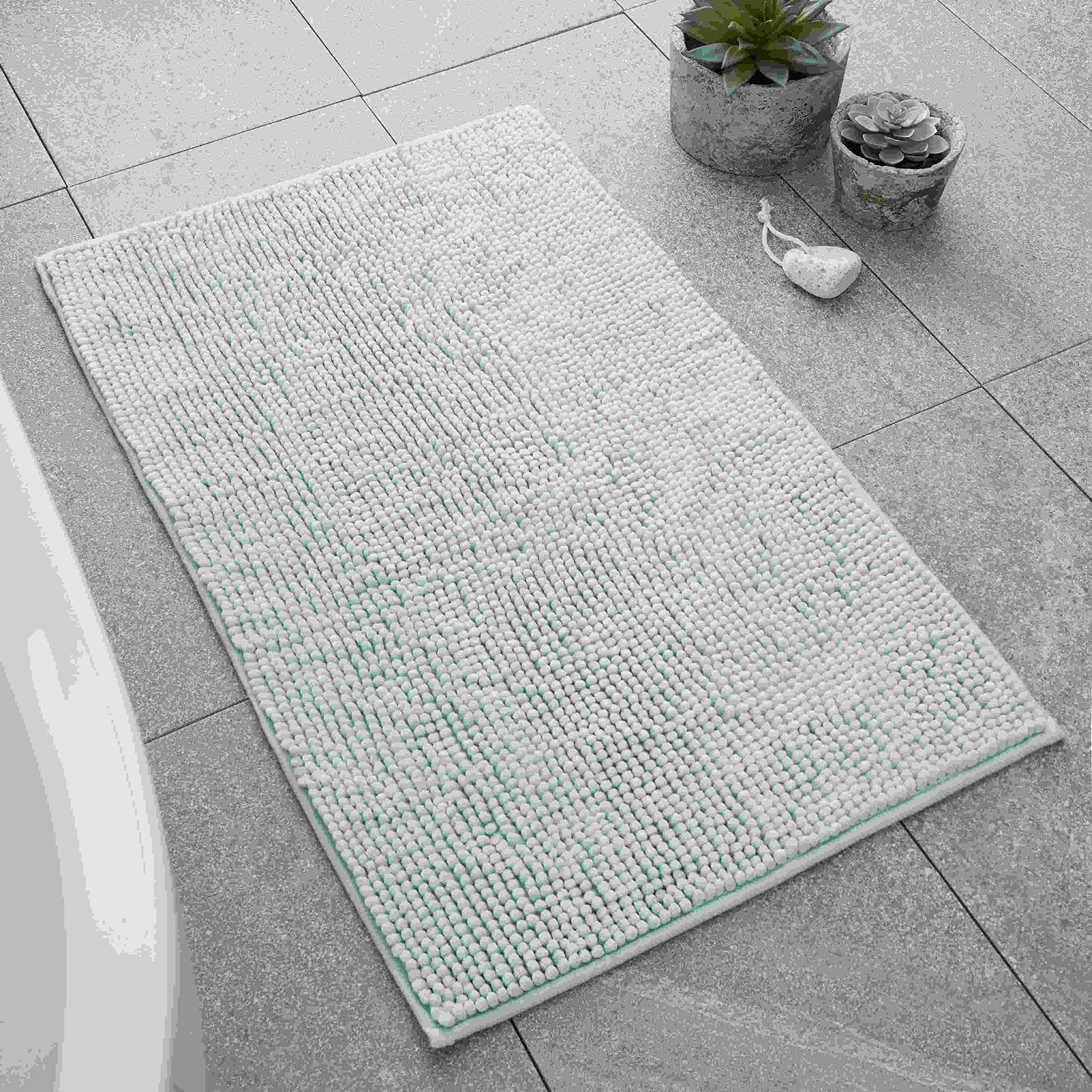 Catherine Lansfield  Blue Bobble Bath Mat, Sports Direct
