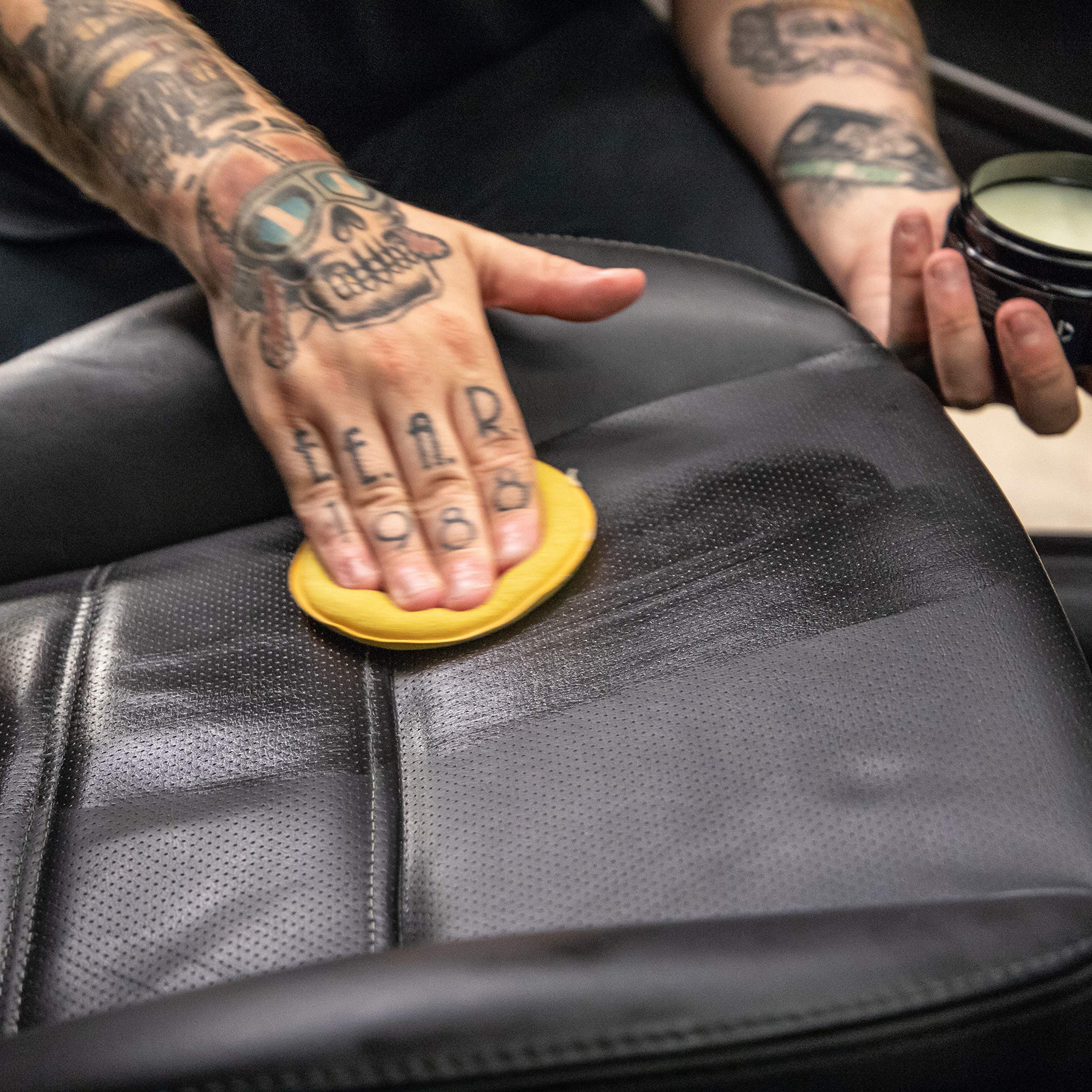 Meguiar's G18905EU Baume Cuir Ultime - 160g - Nourrit et Protège Le Cuir des Voitures