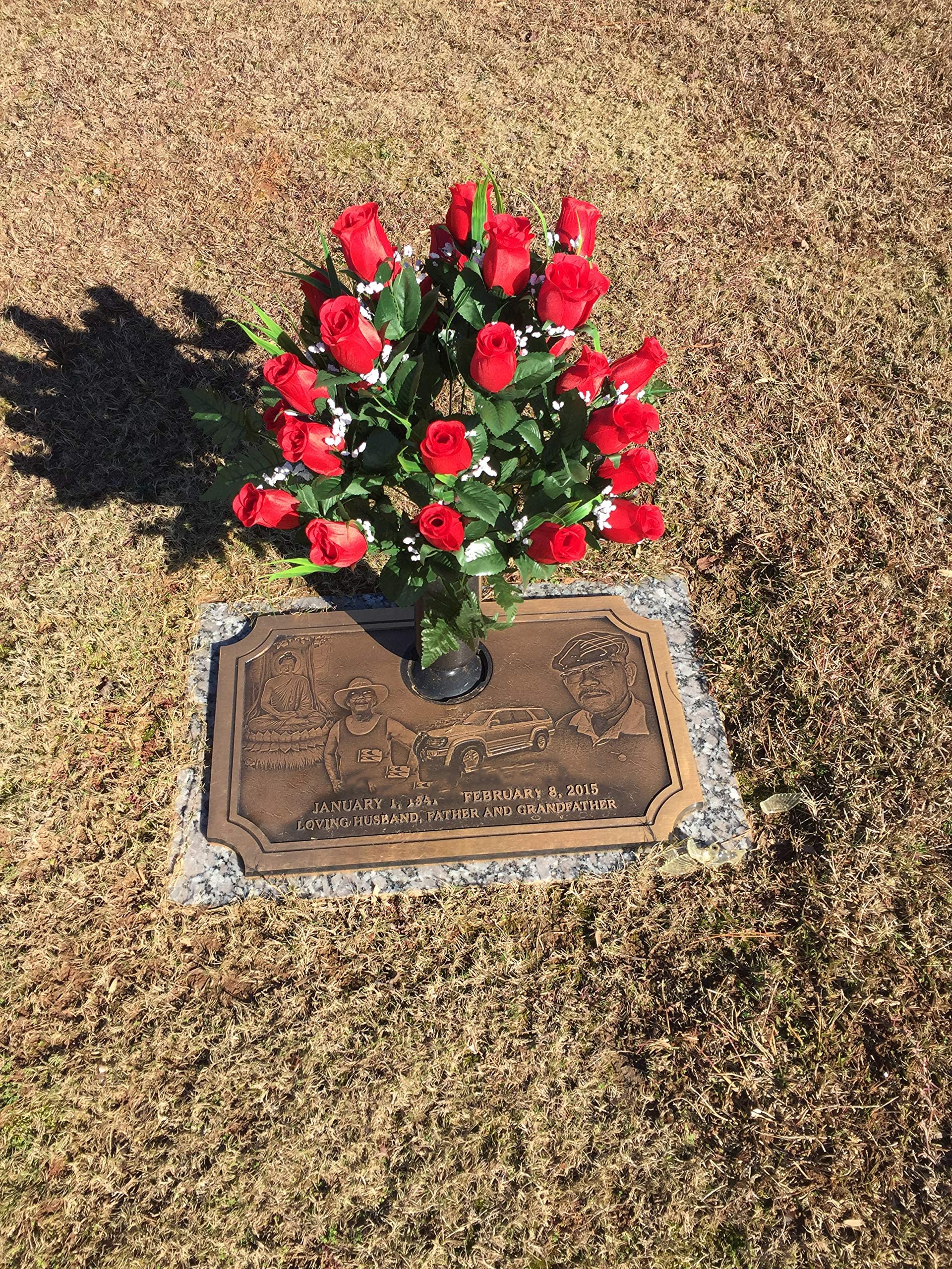 Buy Sympathy Silks Artificial Cemetery Flowers Realistic Outdoor