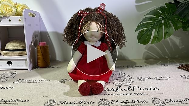 Amazon.co.jp: BlissfulPixie Waldorf Doll 手作り人形