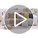 Mecatny Corduroy Throw Pillow Covers 18x18 Set of 2, Neutral Decorative Soft Boho Couch Pillow Covers with Broadside for Sofa Living Room, Cream White