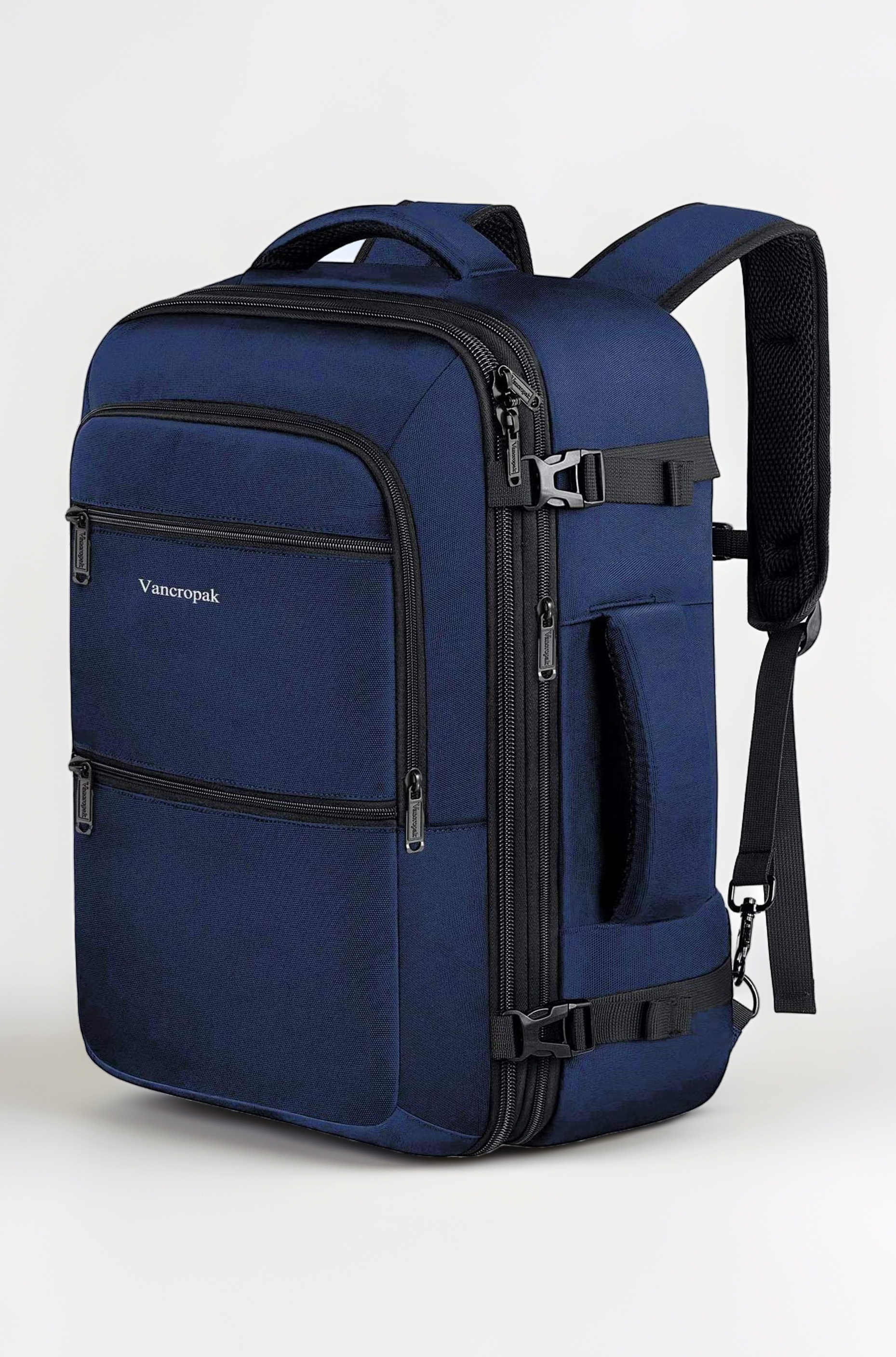 Flight Approved Weekender Carry on Backpack Hand Luggage,Expandable Extra Large Business Backpack for Men and Women,