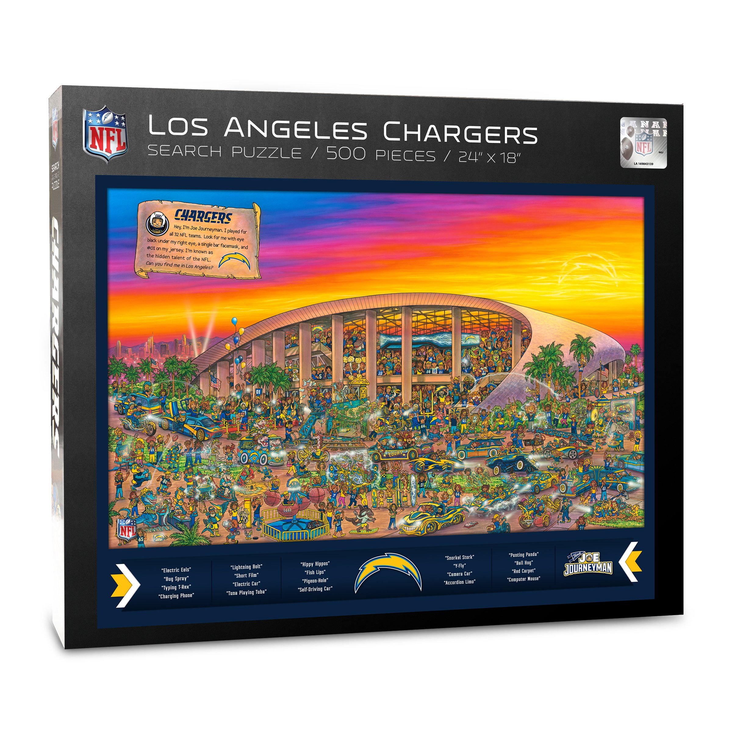 YouTheFanYouTheFan NFL Joe Journeyman 18'' x 24'' 500-Piece Team Puzzle