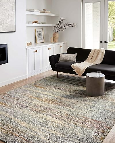 Miniatura 7 de Loloi II Bowery Collection BOW-01 MidnightTaupe 9'-6" x 12'-6" Alfombra de área
