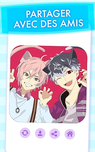 Kawaii Anime garçons livre de coloriage – vue 4