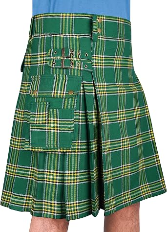 DSS KILTS- Mens Heavy Tartan Utility Kilt-Kilt for Men