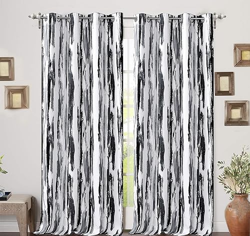 DriftAway Cortina opaca para ventana, cortina de puerta para sala de estar, armario, cortina de puerta corrediza para dormitorio, pincel de