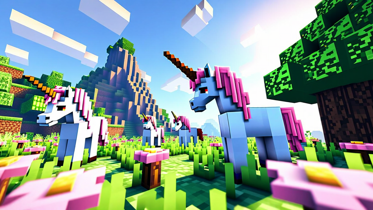 Unicorns Mod for Minecraft - Adds Mythological Horses: Unicorns ...