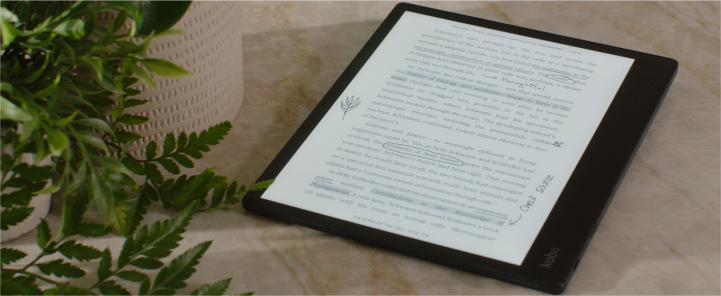 電子書籍リーダー Kobo Sage 8インチ 32G 防水タイプ　専用ペン付き 電子書籍リーダー Kobo Sage 8インチ 32G 防水タイプ 専用ペン
