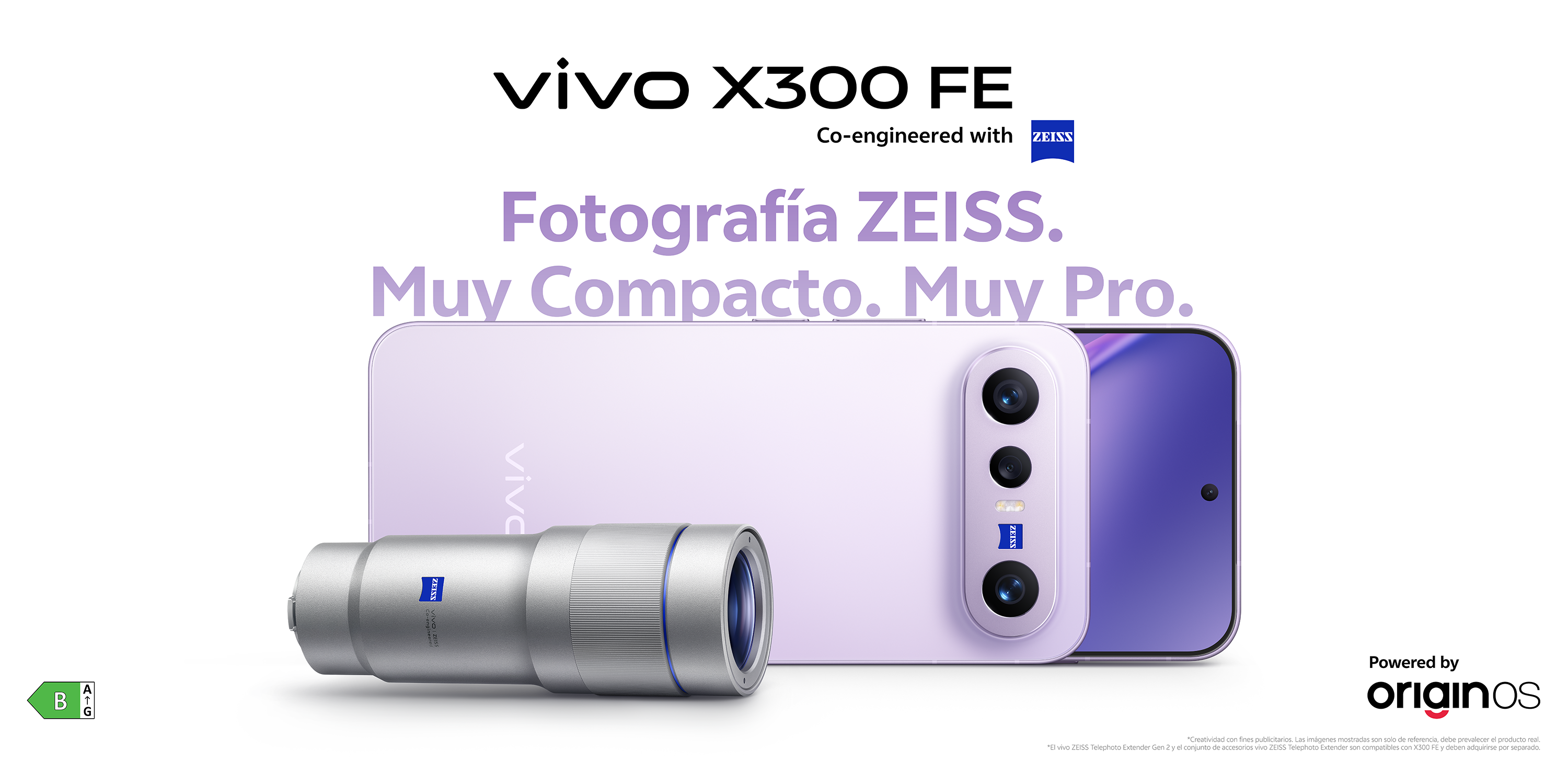 vivo X300 FE Smartphone 5G, 12 GB + 512 GB, cámara