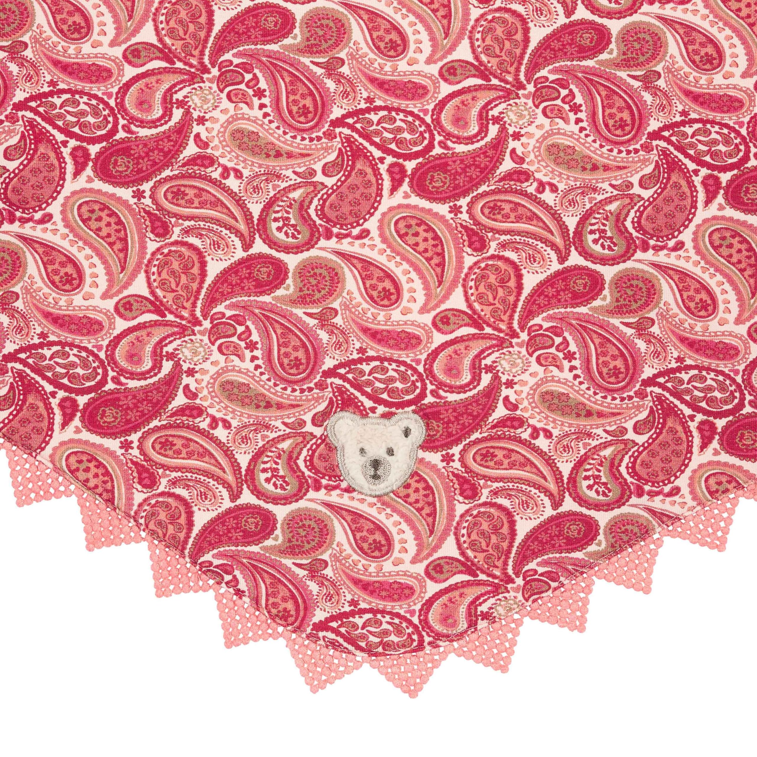 Steiff Schal One Size peach blossom, Kinder Schal, Winterschal für Kinder, Halswärmer für kalte Jahreszeit, weich und bequem, waschmaschinenfest