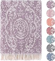 Vista 10 de Fe&Ze Toalla de playa turca con lazo para colgar, 35 x 70 pulgadas, toallas de baño turcas 100% algodón, de secado rápido, altamente absorbentes