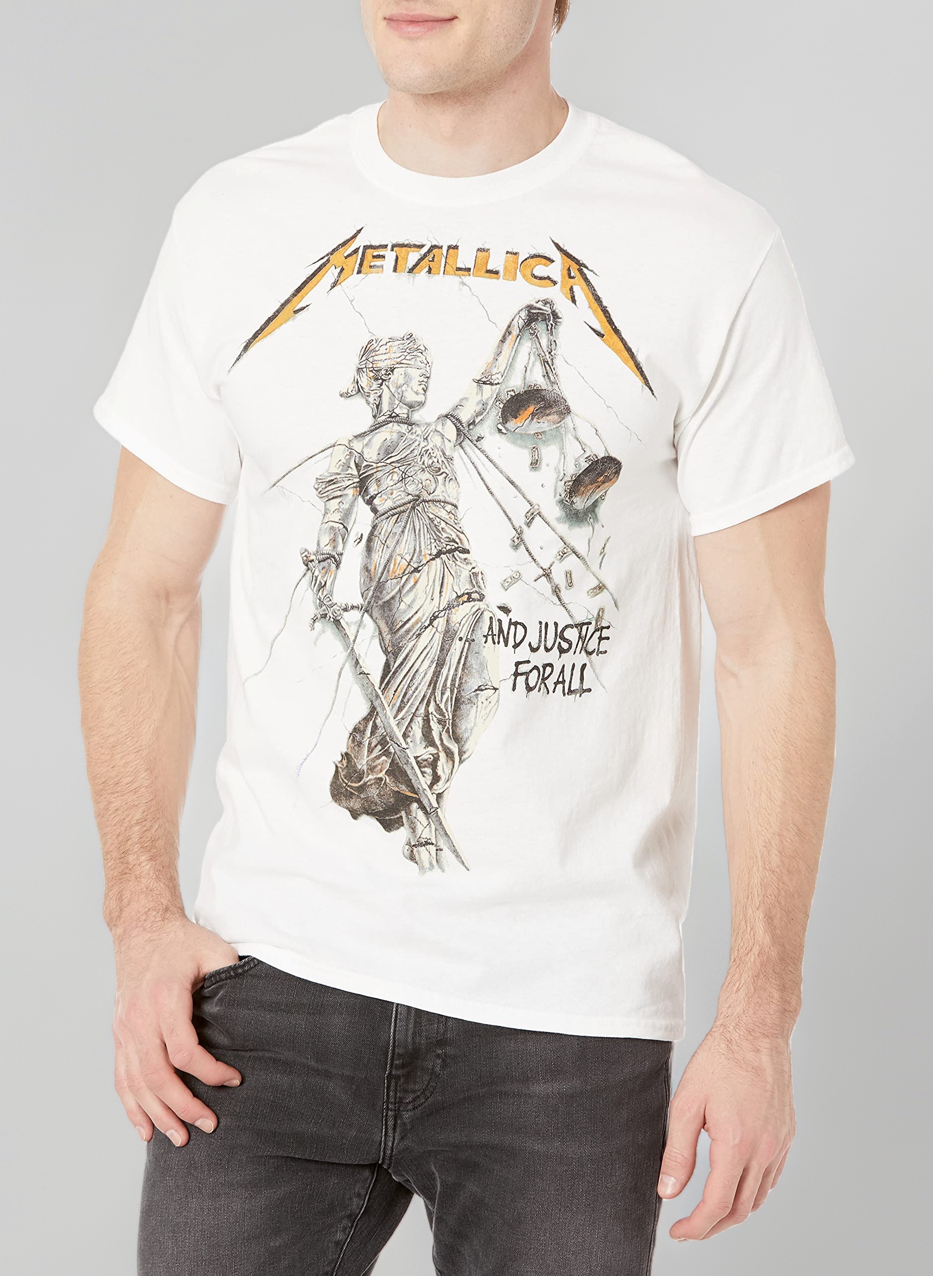 Metallica Men's Justice for All T-Shirt T-Shirt