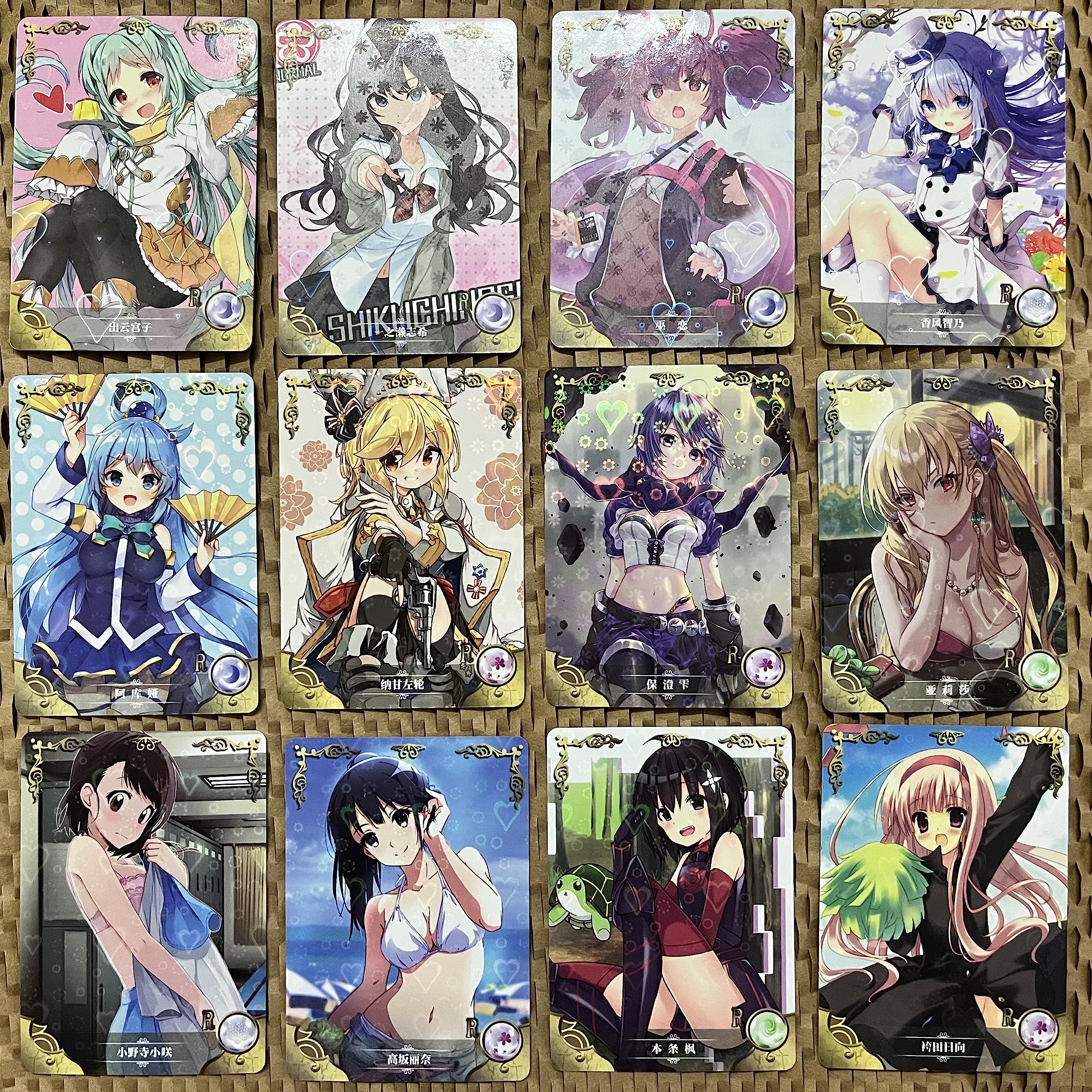 Goddess Story TCG, 160 peças Anime Booster Box Baralho de Cartas
