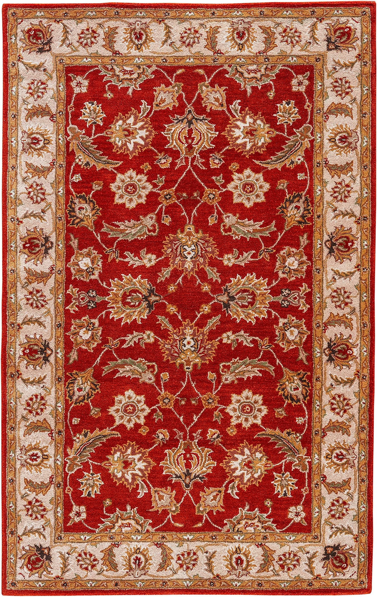 Jaipur Rugs Inc Hand Tufted, Selene Red Oxide/Sand, 8 by 10
