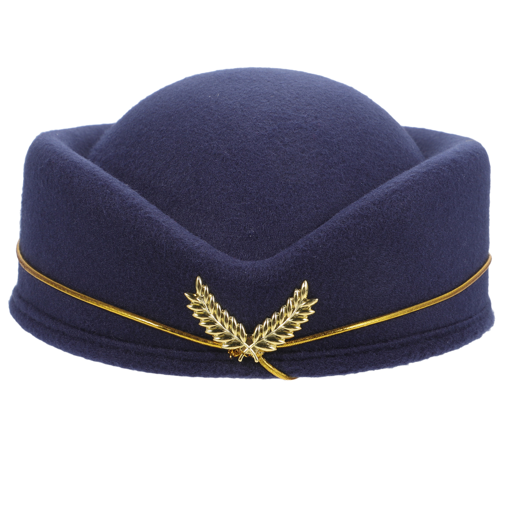 5738 Airline Attendant Hat Stewardess Beret Hat For Cosplay And Theme Parties Amazon.com: Ipetboom Flight Attendant Hat, 1 Pc Beret Hat  main image 2