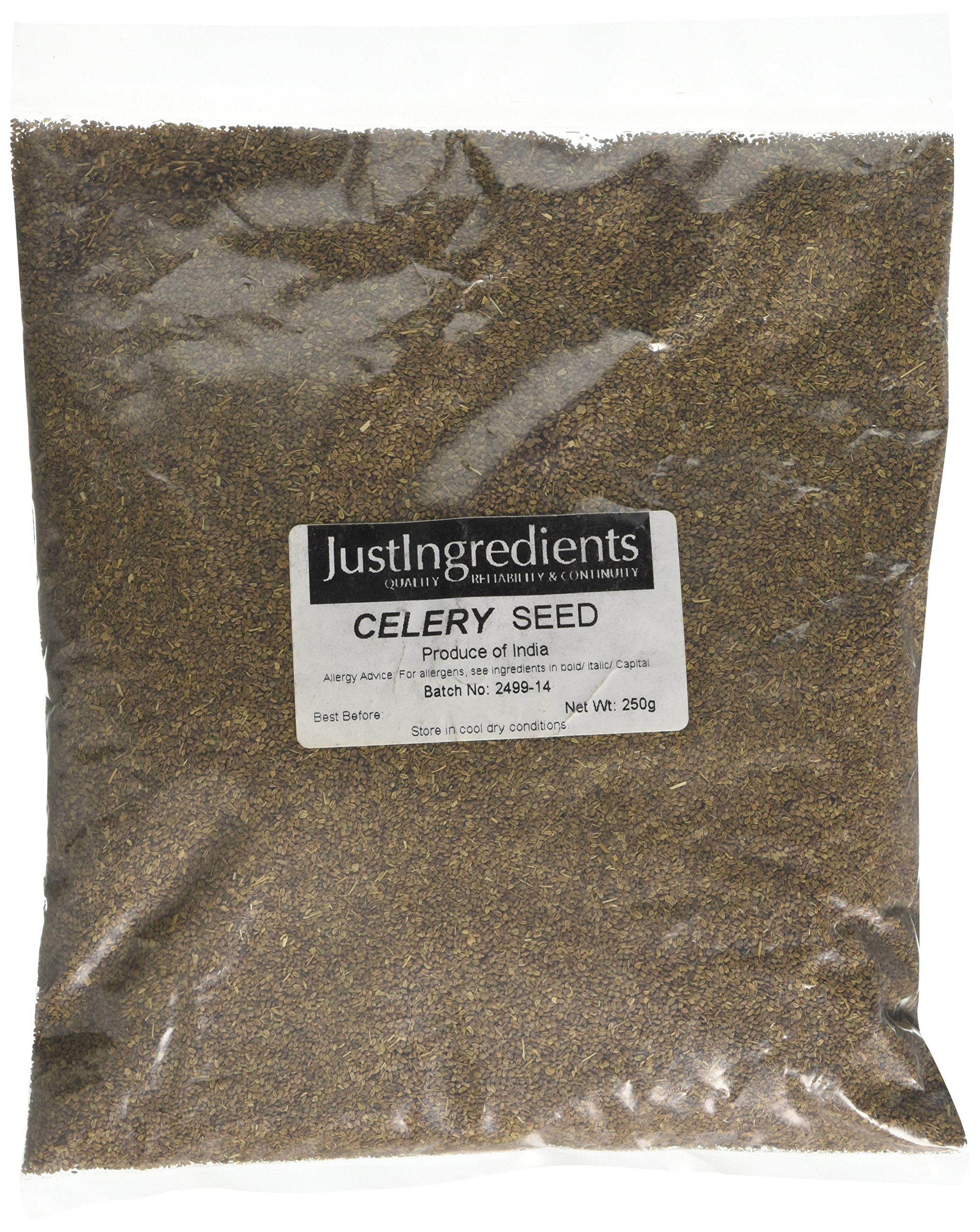 JustIngredients Essentials Celery Seeds, 250 g - Pack of 5