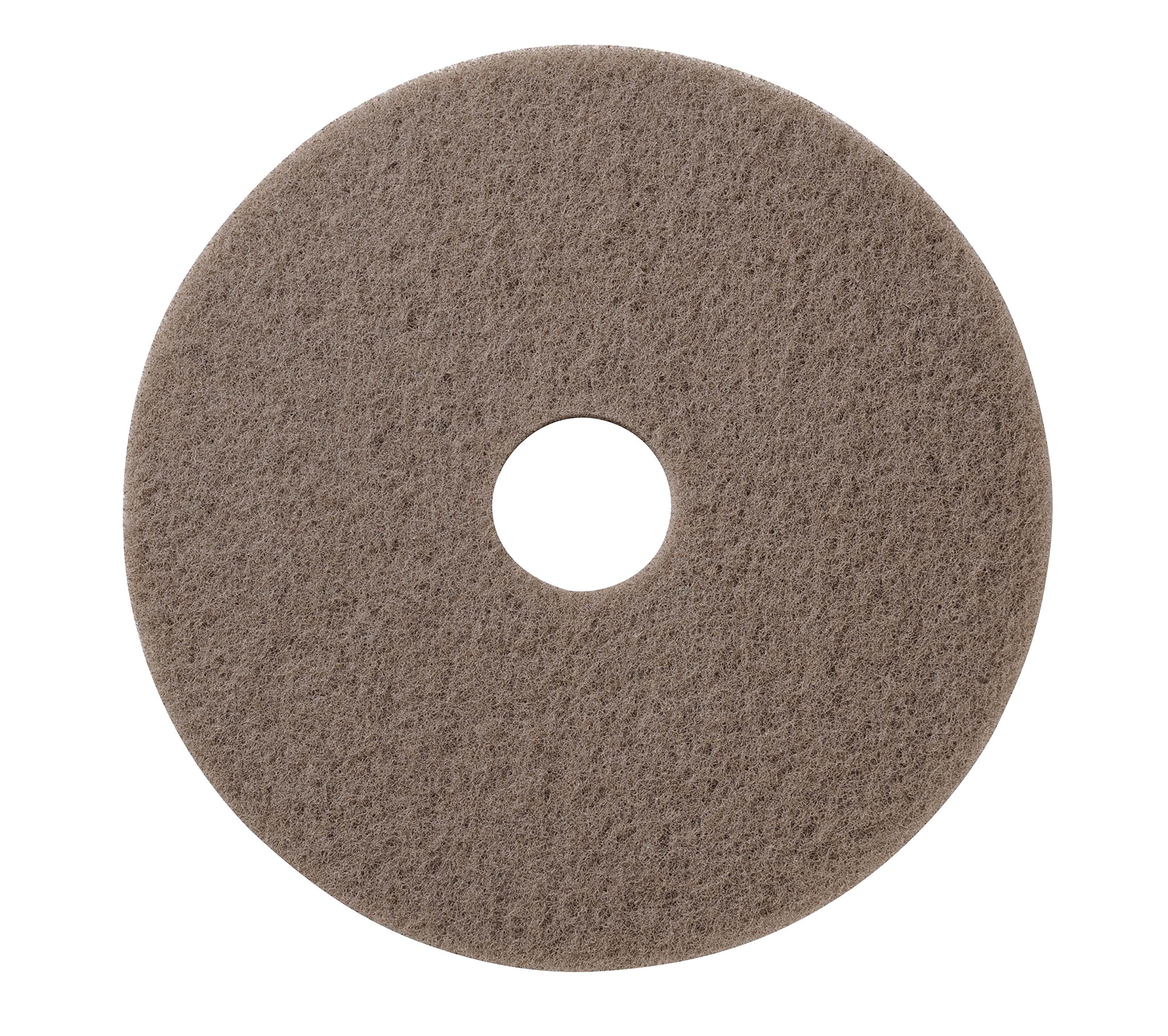 Americo Manufacturing 401420 Tan Buffing/Polishing Floor Pad (5 Pack), 20"