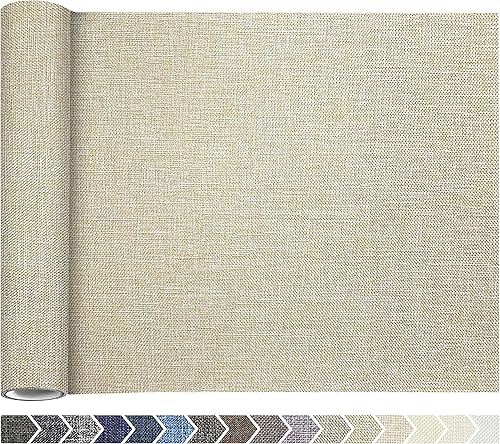 Parches de reparación de lino grueso, parches de tela de lino autoadhesivos, tamaño extra de 12 x 40 pulgadas, multicolor, se pueden utilizar para