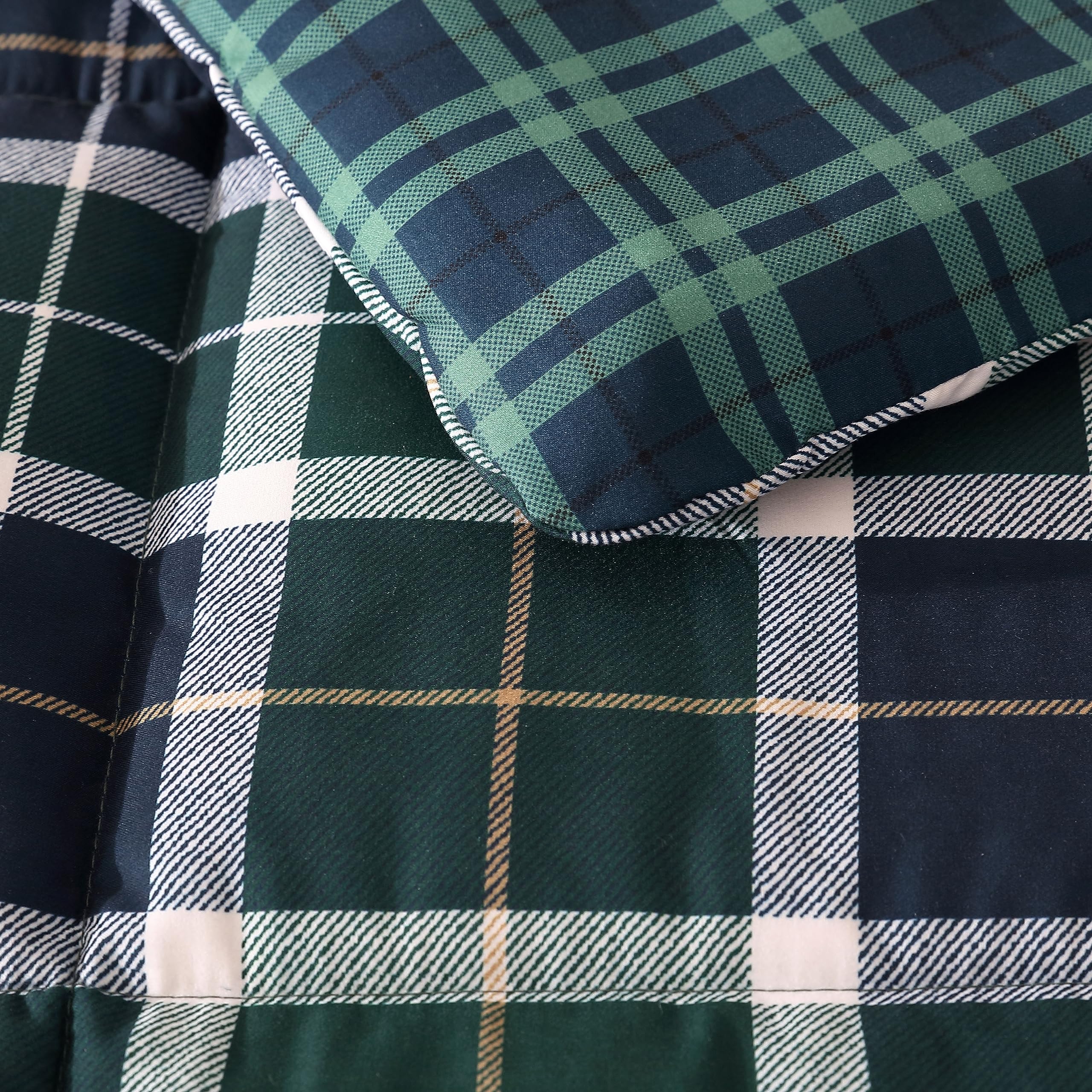 Nautica Queen Duvet Cover Set - Navy Reversible Microfiber Bedding With Shams, Soft & Lightweight - View #5