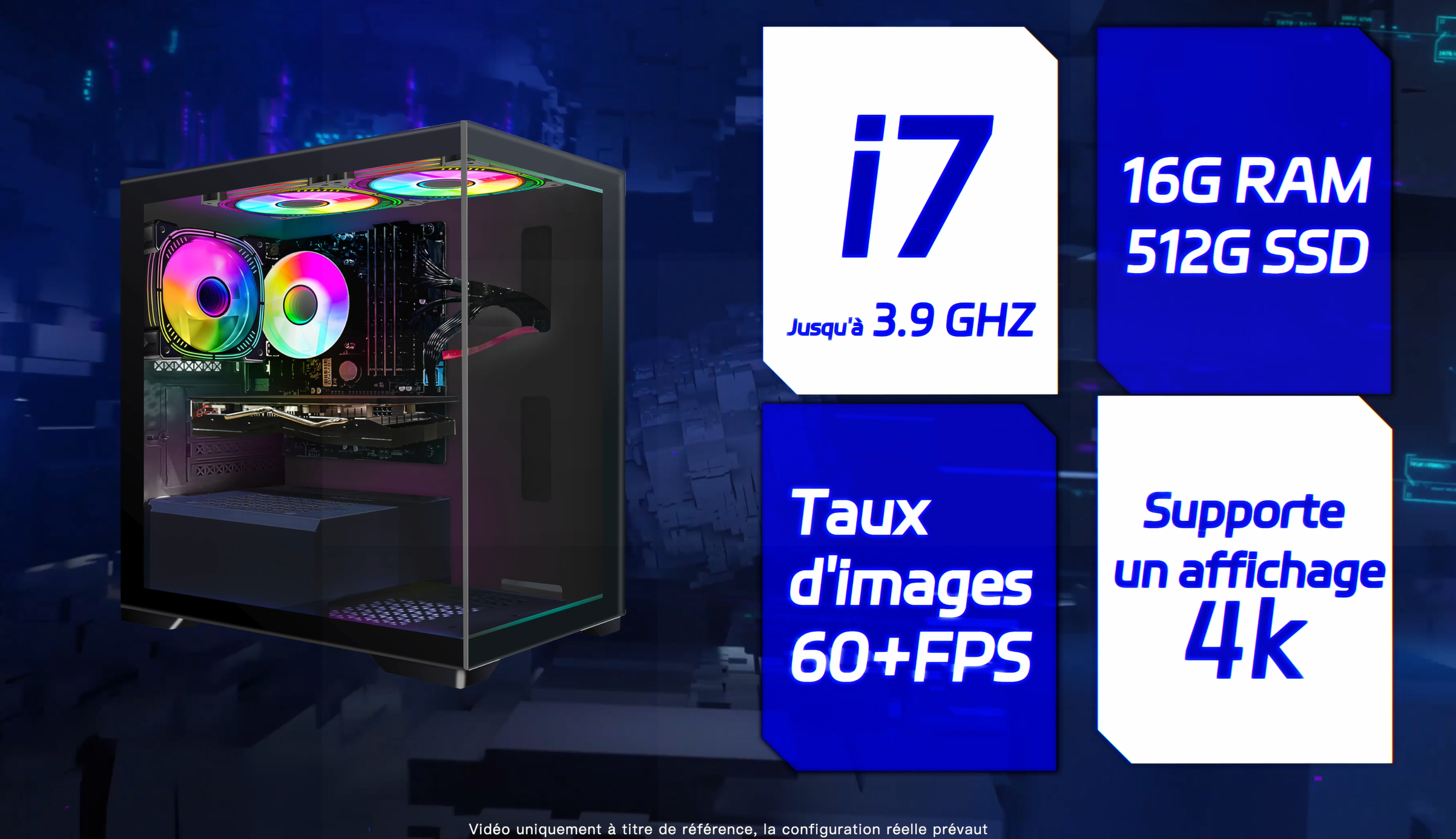 PC Gamer STGSIVIR - Intel I7-6700, 32 Go RAM, RX 580 16 Go, 2 To SSD - Tour - Windows 10 - Occasion