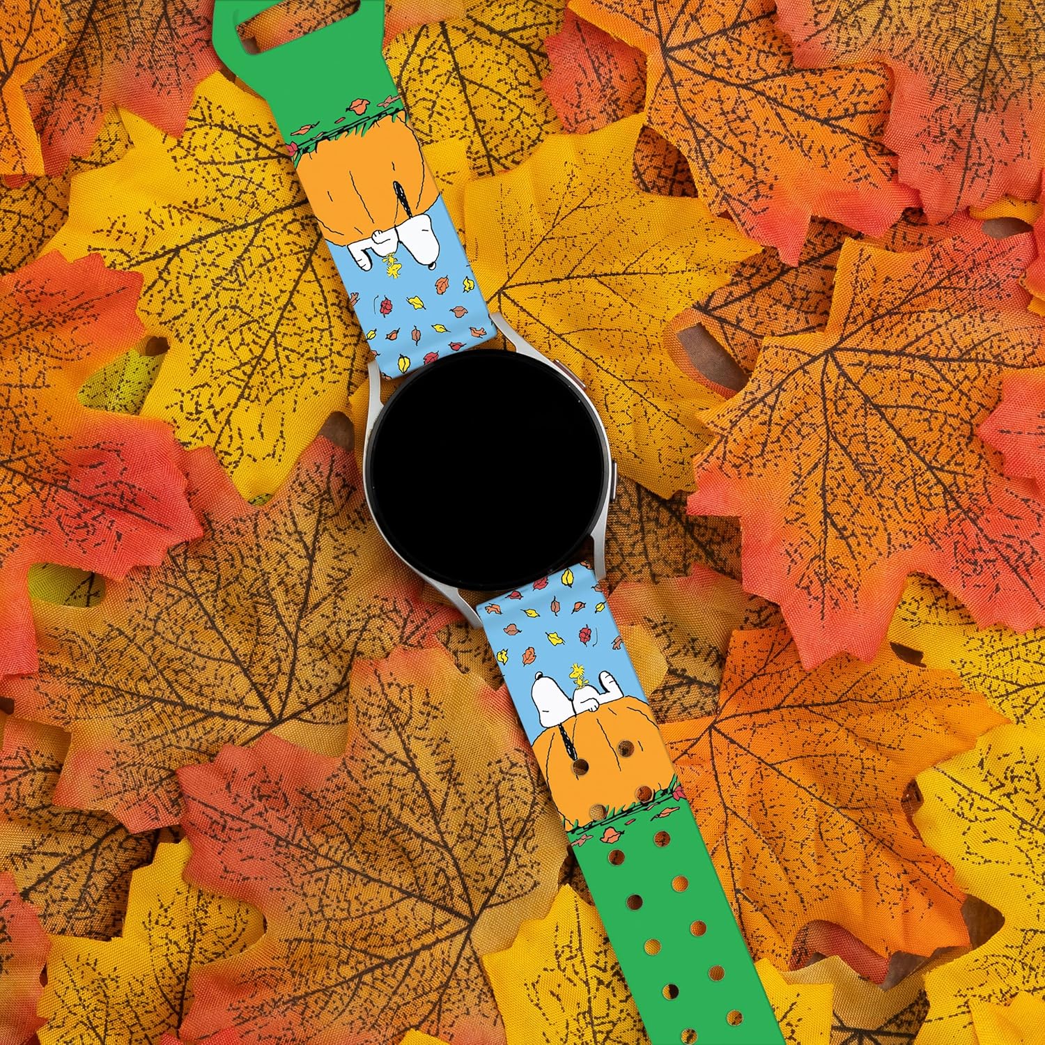 Affinity Bands Peanuts Thanksgiving HD Watch Band Compatible with Samsung Galaxy Watch