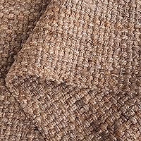 Vista 3 de SAFAVIEH Natural Fiber Collection - Alfombra de pasillo de 2 pies 6 pulgadas x 16 pies, natural, yute de borla hecho a mano, ideal para zonas