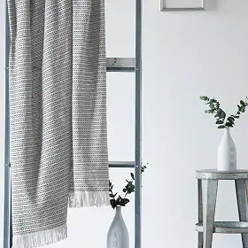 MANTA MULTIUSO SEUL COLEÇÃO 17-TAMANHO 130X170CM/COR CINZA