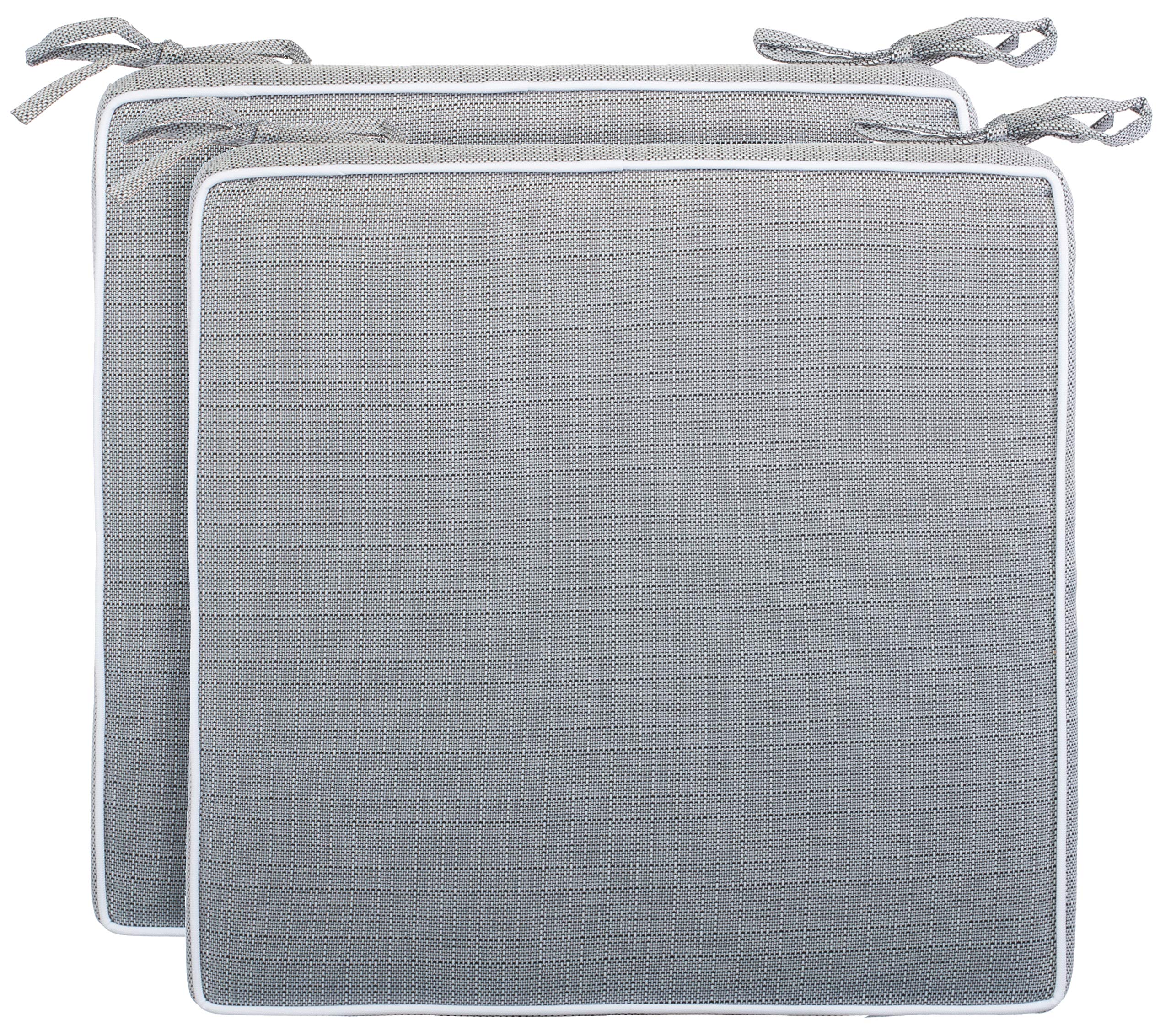 Brandsseller Lot De 4 Coussins De Chaise 40x40x4 Cm - Galette De Chaise Hydrofuge Et Anti-salissure