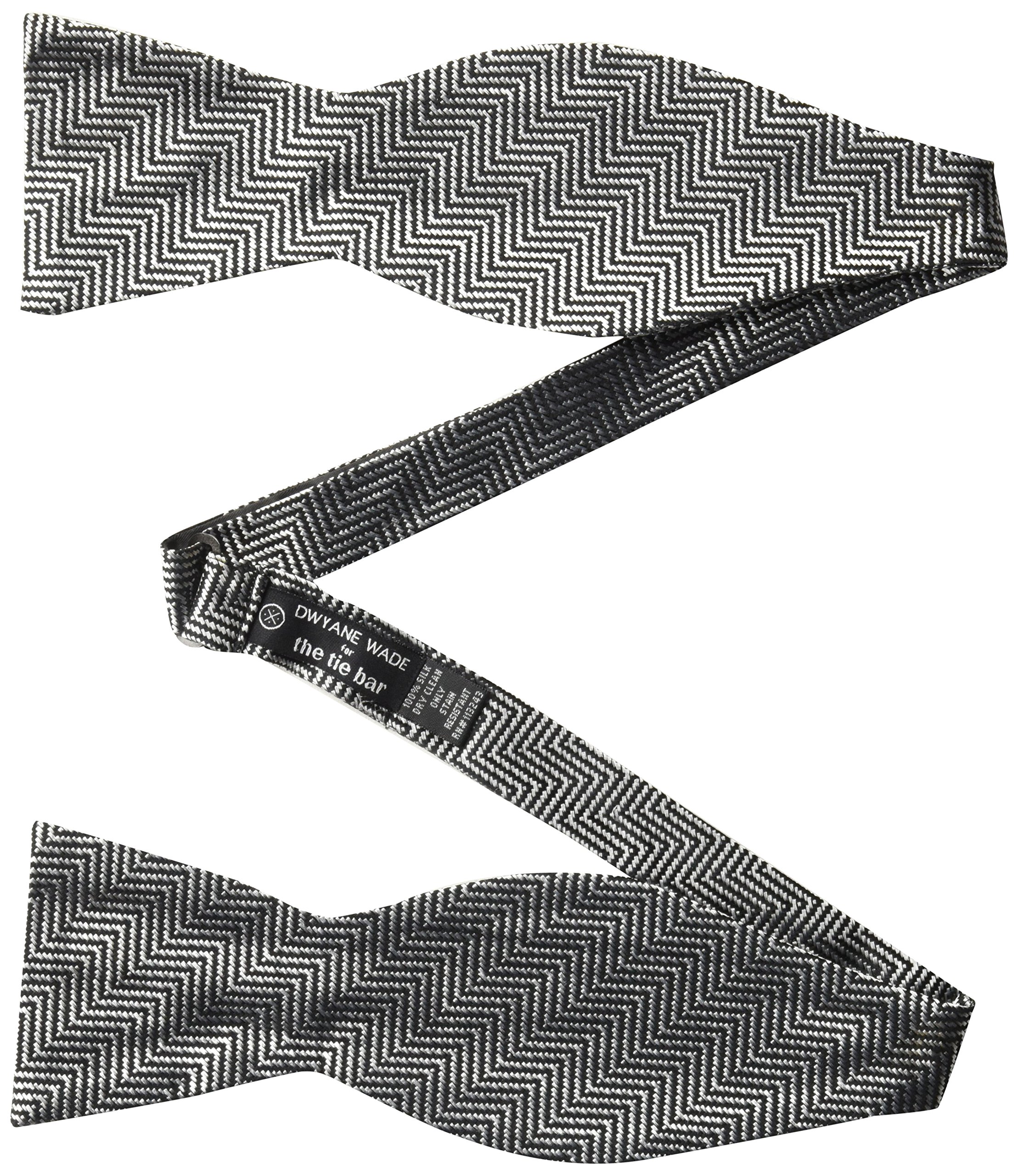 Dwyane Wade for The Tie Bar Men's The Confidential Bow Tie, Black, One Size