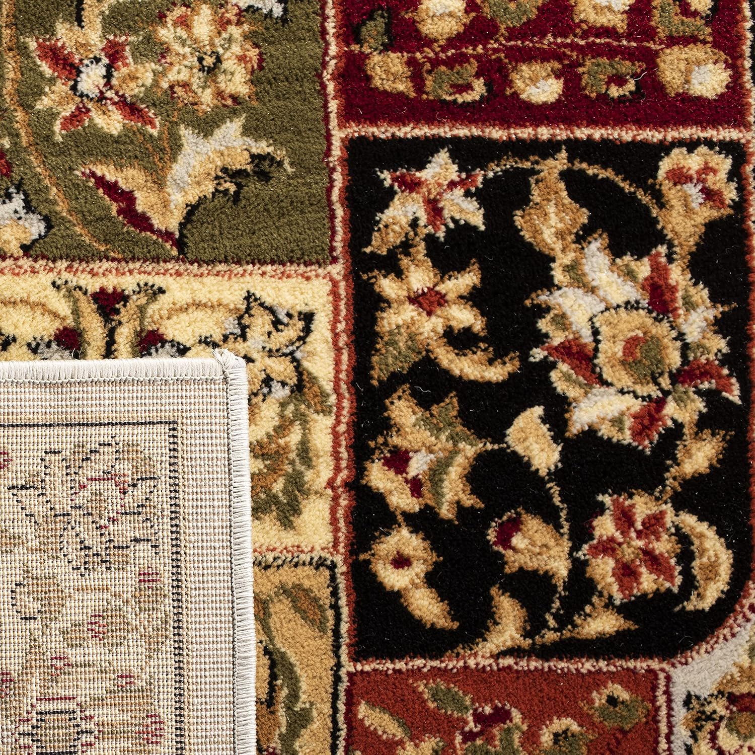 SAFAVIEH Lyndhurst Collection Runner Rug - 2'3" x 11', Grey & Multi, Traditional Oriental Design, Non-Shedding & Easy Care, Ideal for High Traffic Areas in Living Room, Bedroom (LNH318G)