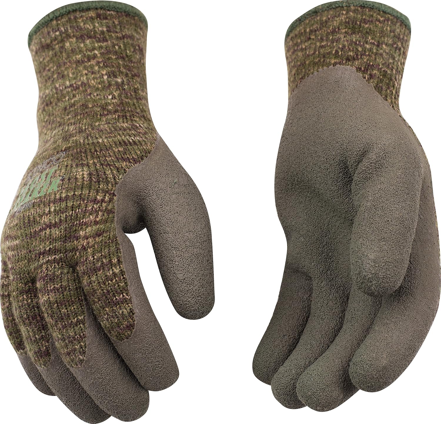 Kinco 1787 Frostbreaker Foam Latex Form Fitting Thermal Gripping Glove, Work, X-Large, Brown (Pack of 6 Pairs)