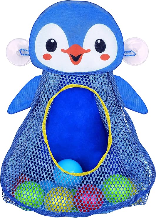 PlayGo Bath Toy Organizer Penguin Four Suction Cups for