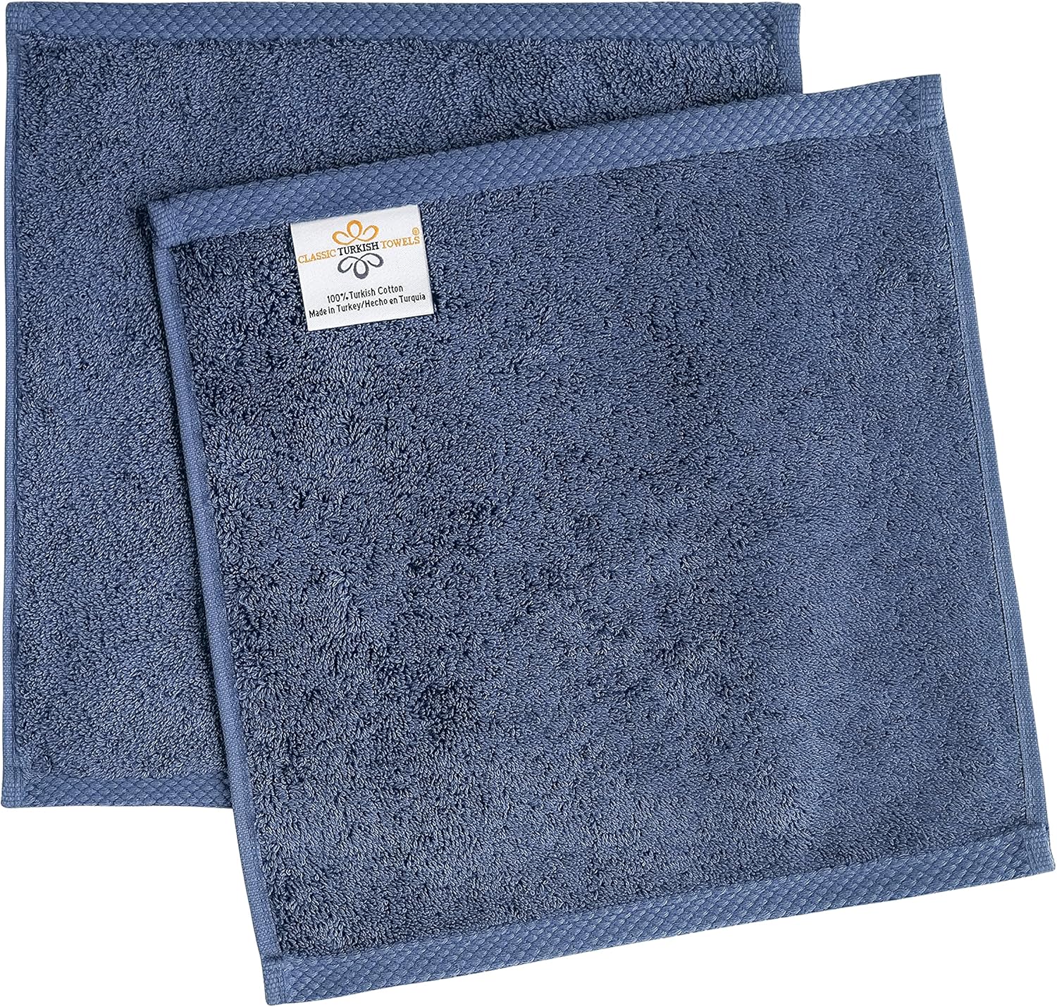 Towels Beyond - Luxury 6 Piece Towel Set, 100% Turkish Cotton, Quick Drying, Highly Absorbent & Comfy, Includes 2 Bath Towels, 2 Hand Towels & 2 Washcloths | (Blue)