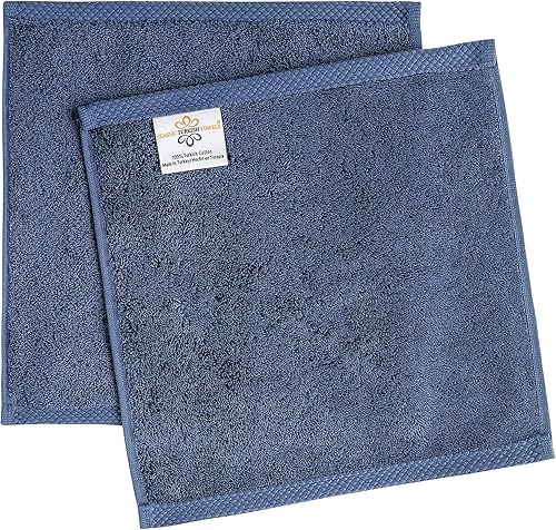 Miniatura 5 de Towels Beyond - Juego de toallas de lujo de 6 piezas, 100% algodón turco, de secado rápido, altamente absorbente y cómodo, incluye 2 toallas de