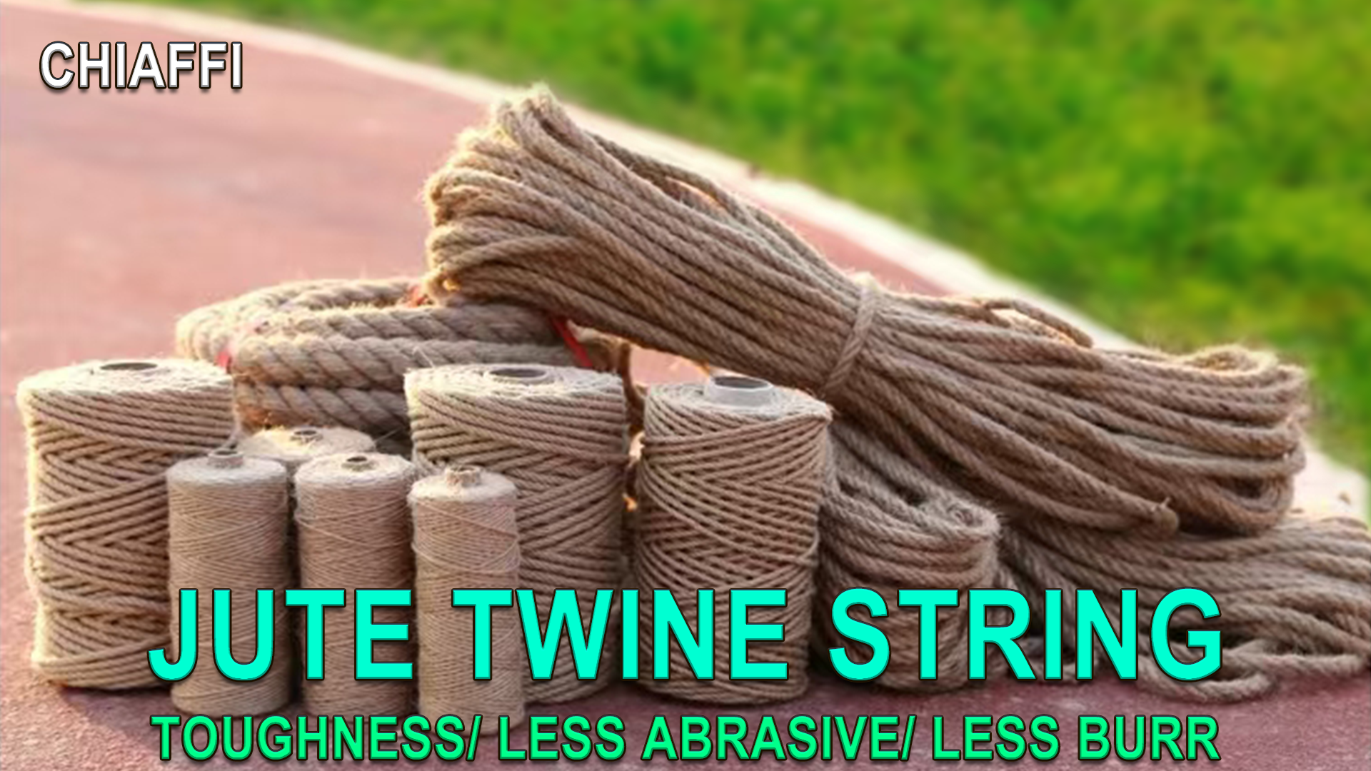 500FT Jute Twine 2mm 3-Ply – Natural Thin String For Craft, Gardening & Gift Wrapping
