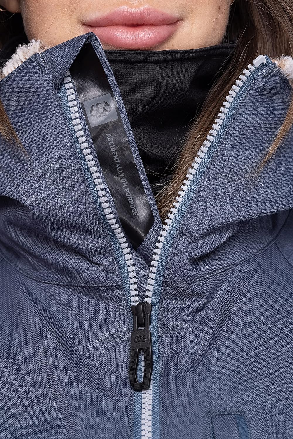 686 Women's Dream Jacket - Insulated Coat with 2-Layer Fabric Design, Faux Fur and Fleece Lining - Water & Weather Resistant