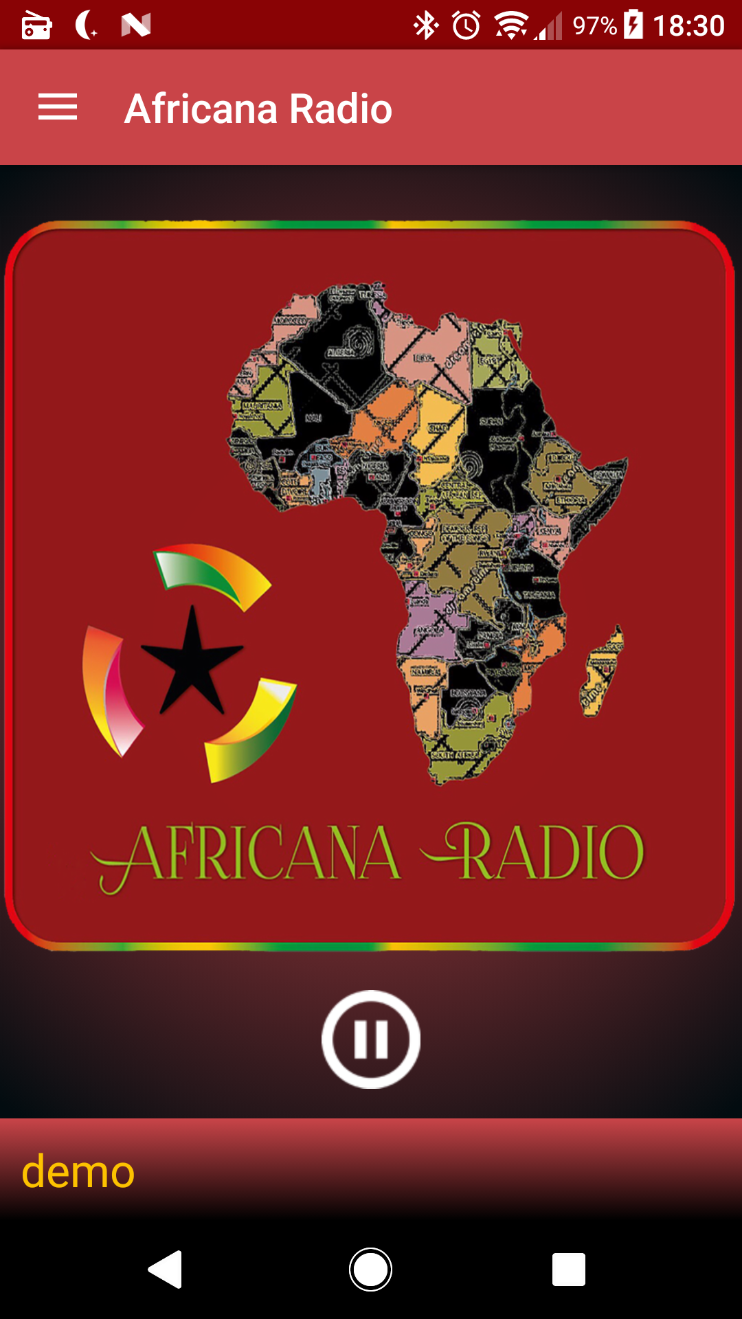 Africana Radio App on the Amazon Appstore