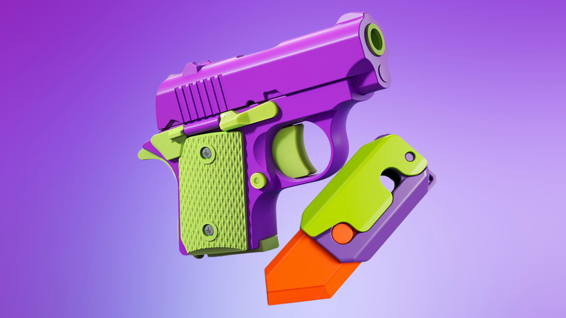 1911 Juguetes de pistola pequeños impresos en 3D, juguetes de pistola
