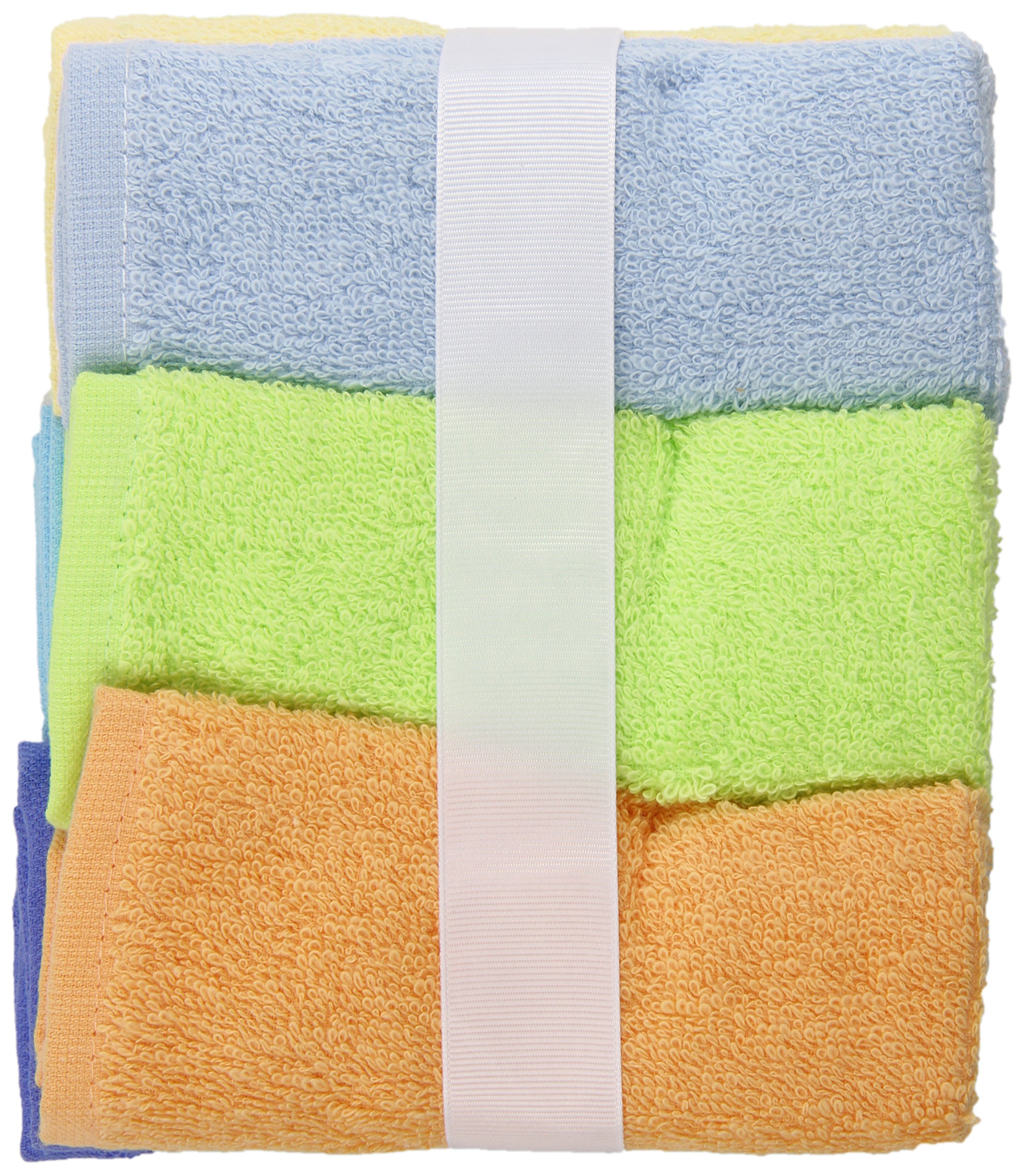 Luvable Friends Washcloths, Blue, 6-Count by Luvable Friends