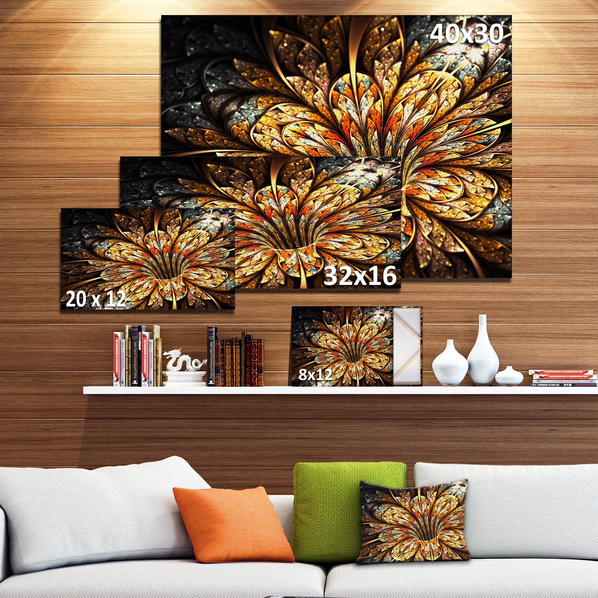 YELLOW！キャンバスアート Amazon.co.jp: ZXHYWYM ひまわり キャンバス