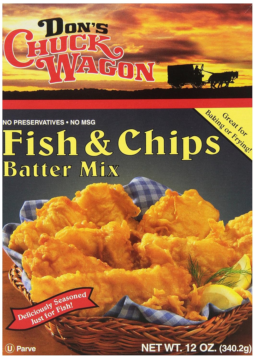 Don's Chuck Wagon Fish & Chips Mix, 12-ounces (Pack of6)