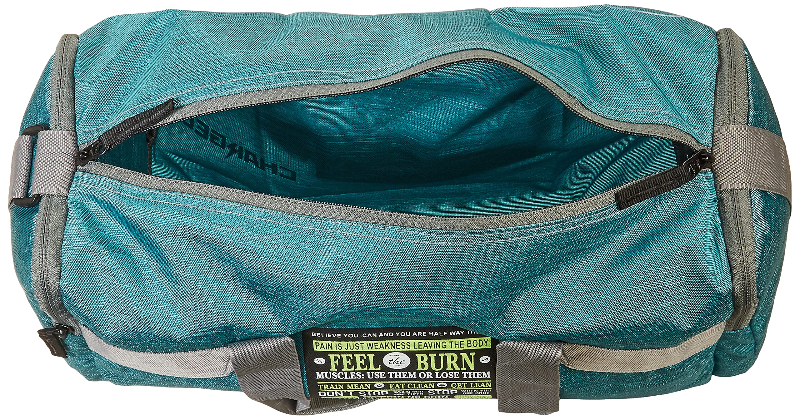 Charged Sports Bag Bouclier Feel Burn Junior Cyan With Gowin Football Shoe Destroyer Cyan Size-8 1